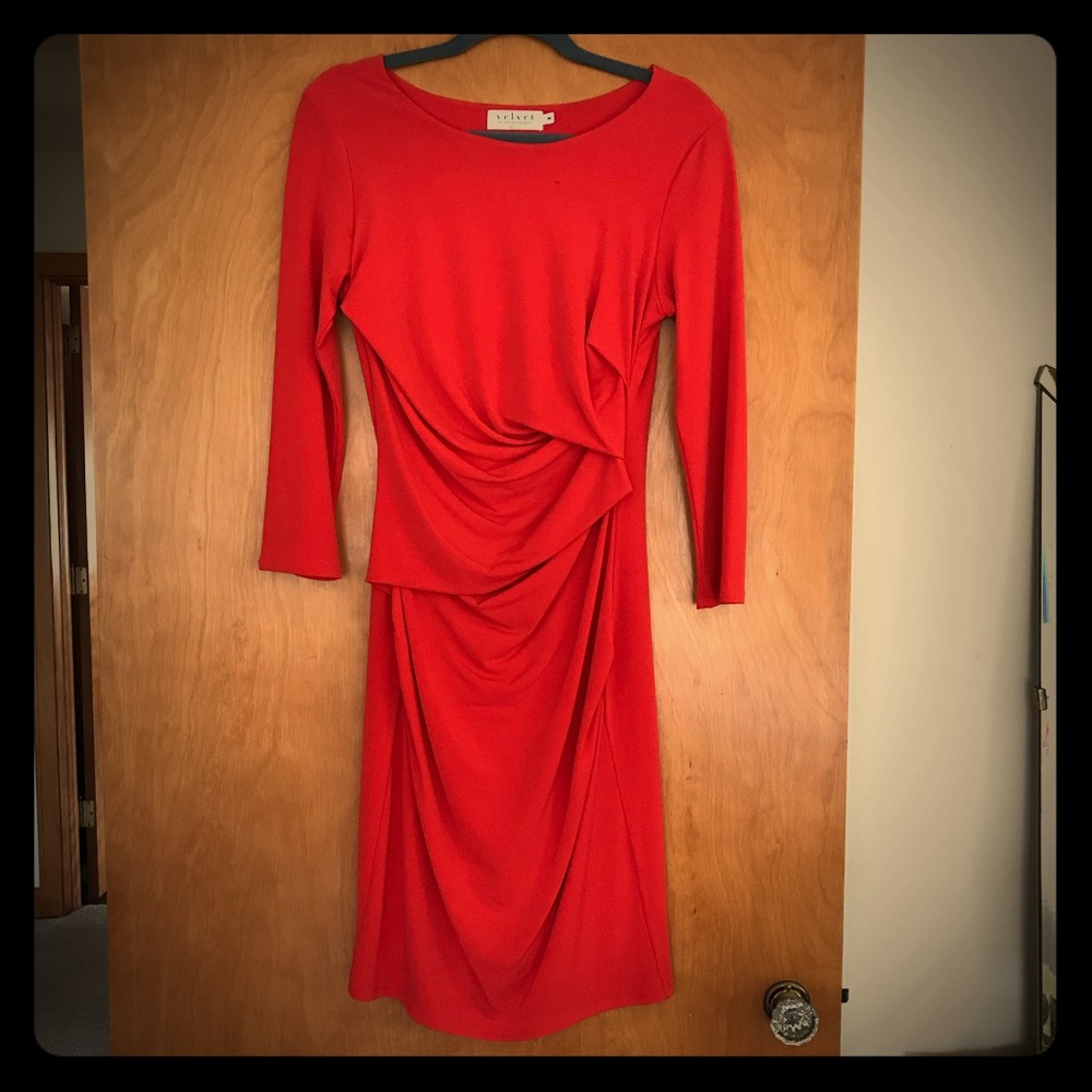 Velvet by Graham & Spencer Red Dress